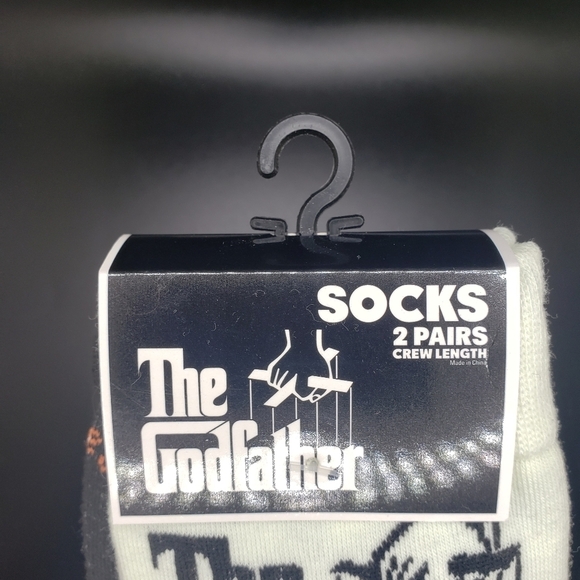 The Godfather crew socks 2 pairs Mafia boss socks - Picture 6 of 7